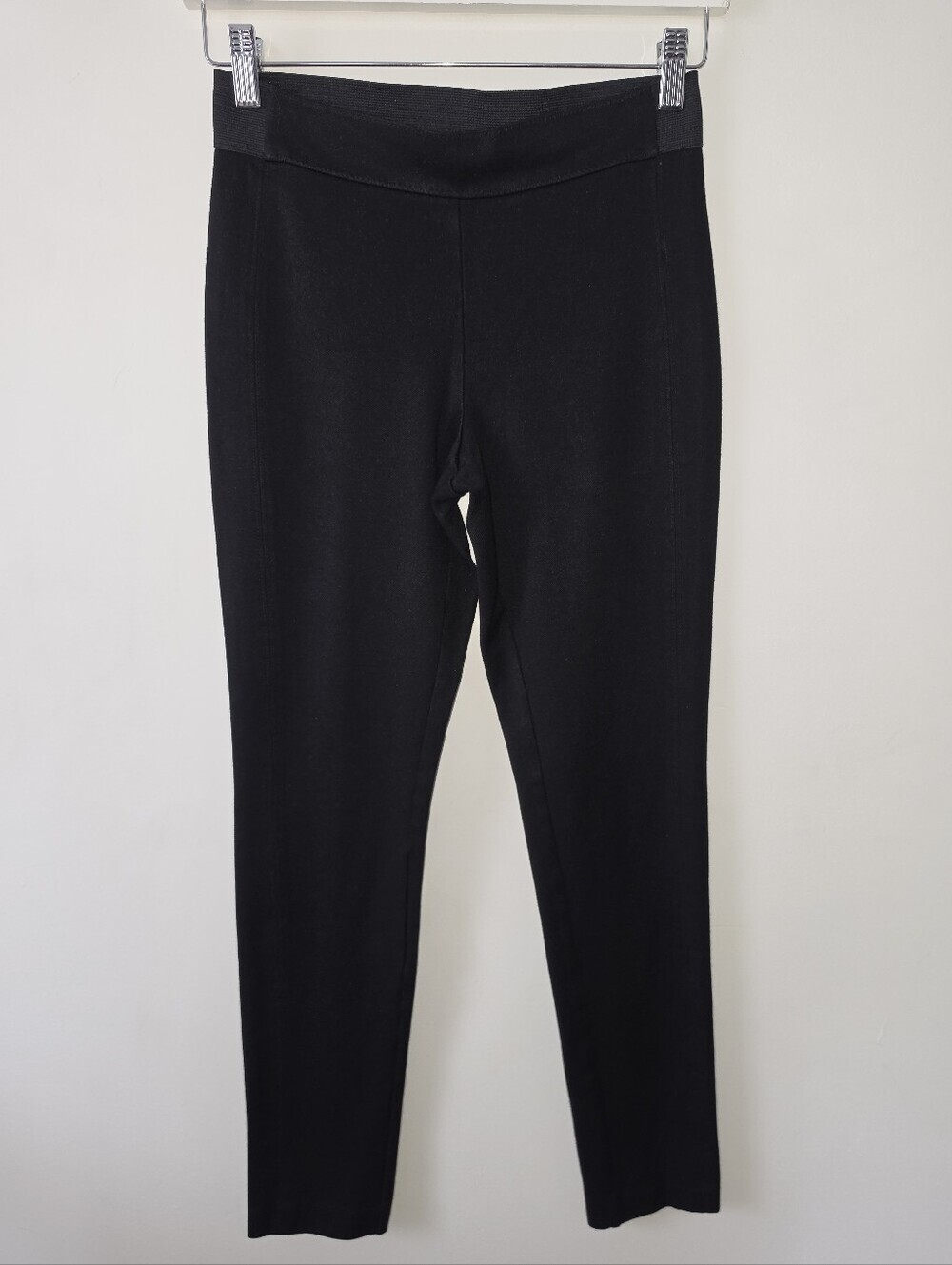 Talbots Black Slim Ponte Leggings Size 4